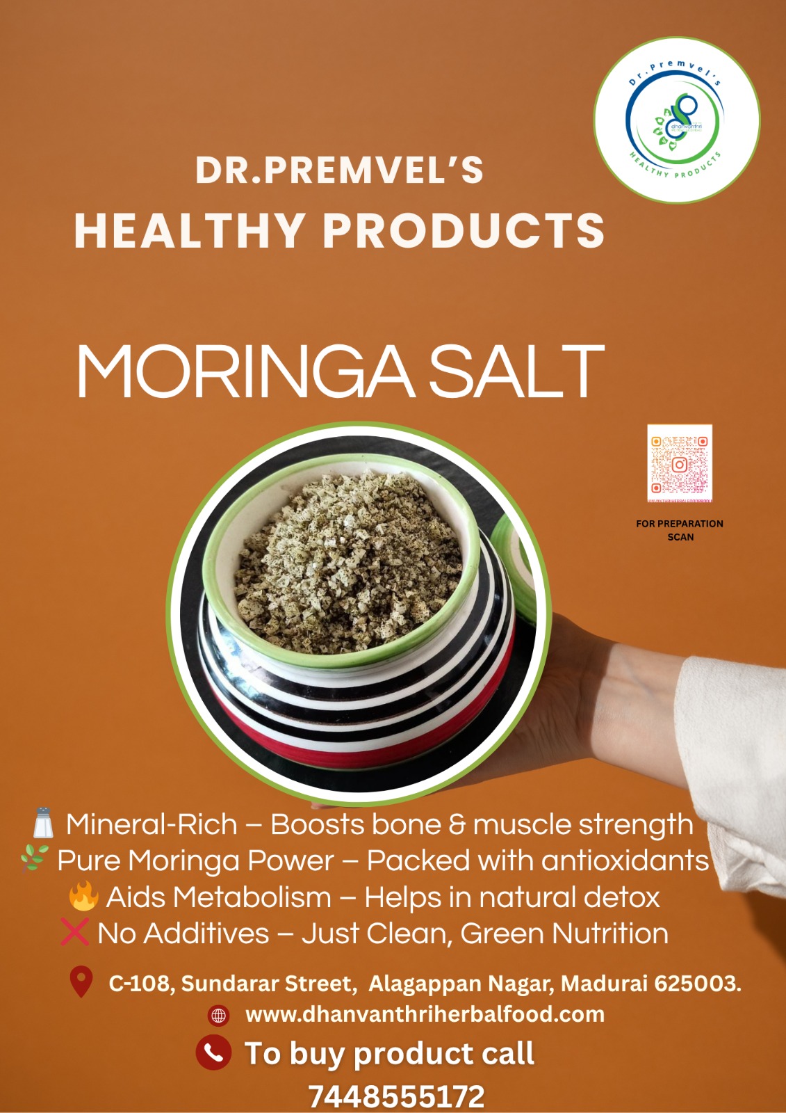Dhanvanthri Moringa Salt